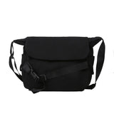 Canvas Large Capacity Women's Shoulder Bag Solid Color Casual Female Crossbody