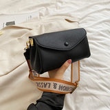 Women's Wide Shoulder Underarm Bag with Solid Strap