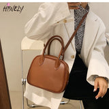 Retro Square Bag PU Leather Lock Shoulder Bags