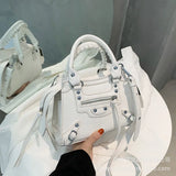 Leather Crossbody Bag For Women Satchel Handbag Shoulder Messenger Hobo Bag