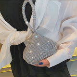 Women's Diamond Beaded Evening Clutch Wedding Bag
