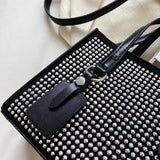 Diamond Women Party Handbag Ladies Shoulder Crossbody Texture Pu All-match Tote