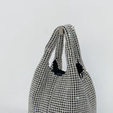 Rhinestone Evening Party Bucket Purse Crossbody Shoulder Bag