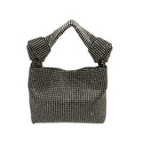 Rhinestone Mesh Shoulder Crossbody Bag for Women Evening Party
