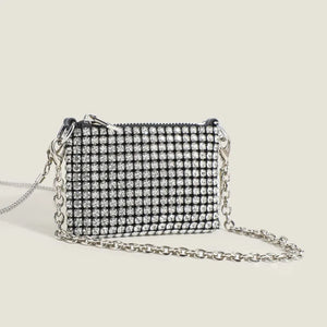 Diamonds Crossbody Bags Crystal Mesh Shoulder Bags