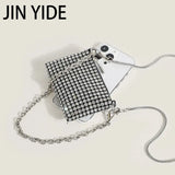 Shinny Rhinestones Crossbody Bag Crystal Mesh Small Shoulder Purse
