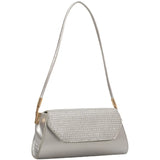 Diamonds Shoulder Bag for Women All-match Underarm Bags Texture Pu Leather