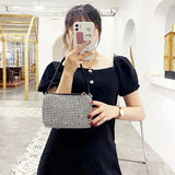 Shinny Rhinestones Crossboby Bag Glitter Evening Party Purse