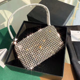 Shinny Rhinestones Crossboby Bag Glitter Evening Party Purse