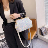 Colorful Sequined One-shoulder Women's Bag Casual Diagonal Bag
