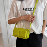 Summer Crossbody Women's Bag Small Flap Solid Female Handbags