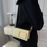 Summer Crossbody Shoulder Bag Women Small Flap Handbag Solid
