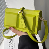 Summer Crossbody Shoulder Bag Women Small Flap Handbag Solid