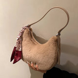 Furry Bags Female Messenger Bag Shoulder Handbag