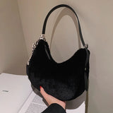 Furry Bags Female Messenger Bag Shoulder Handbag