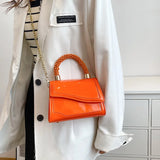 Bright Leather Clutches Small Crossbody Bags