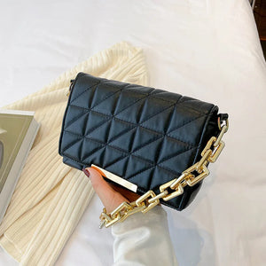 Plaid Chain Shoulder Bag Underarm Bags For Women