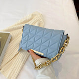 Plaid Chain Shoulder Bag Underarm Bags For Women