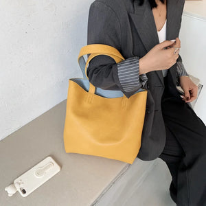 Women's Casual Shoulder Bag Large Capacity Shopping Bag