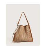Women's Louver Pleated Shoulder Bag