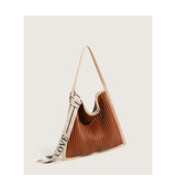 Women's Louver Pleated Shoulder Bag