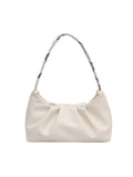 Summer PU Leather Women's Shoulder Bag Solid Underarm Top Handle Bag