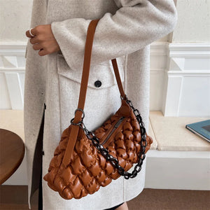 Small PU Leather Women Shoulder Crossbody Bag Winter Handbags Purses
