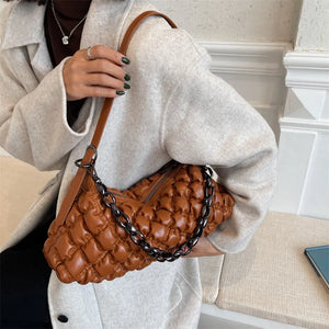 Small PU Leather Women Shoulder Crossbody Bag Winter Handbags Purses