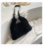 Soft Plush Pink Shoulder Bag Women's Tote Bag ZD1448