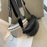 Female Leather Belt Bag Phone Fanny Pack Summer Crossbody Chest Bags