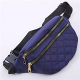 Women's Rhombus Belt Bag Crossbody Chest Purse