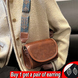 Flap Shoulder Bag Crossbody Retro Messenger Handbag Purse Tote Bolsa