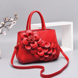 Flower Women's Bag Large Capacity Handbag European and American Shoulder Crossbo