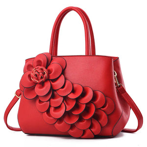Flower Women's Bag Large Capacity Handbag European and American Shoulder Crossbo