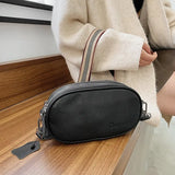 Cowhide One Shoulder Handbag Diagonal Chest Bag