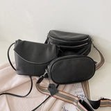 Leather Cowhide Shoulder Handbag Chest Bag