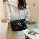 Leather Flap Shoulder Bag Crossbody Purse Women's Handbag