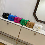Leather Flap Shoulder Bag Crossbody Purse Women's Handbag
