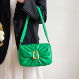 Leather Flap Shoulder Bag Crossbody Purse Women's Handbag