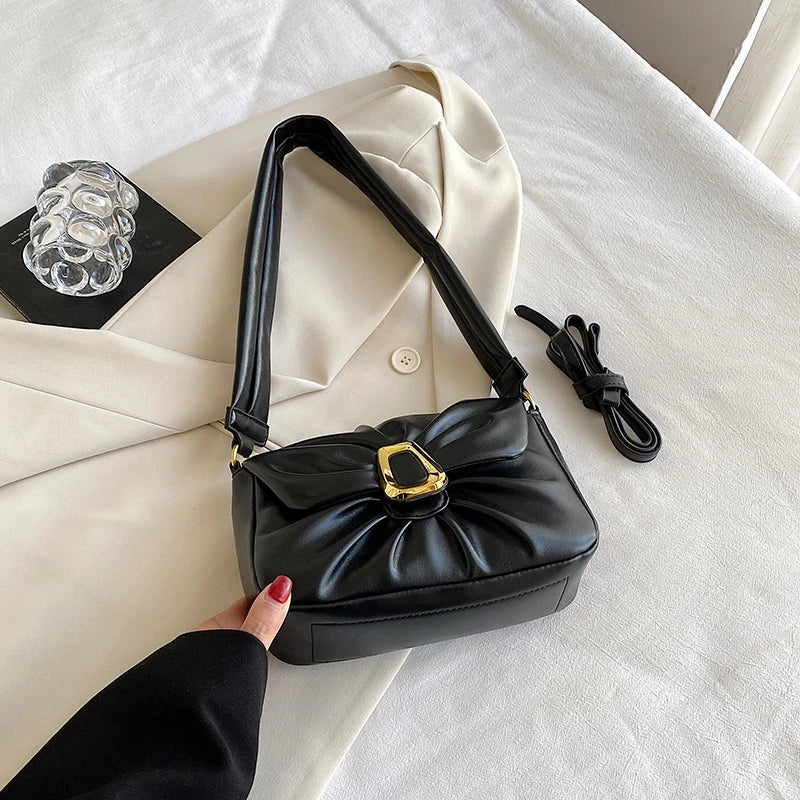 Leather Flap Shoulder Bag Crossbody Purse Women's Handbag