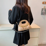 Cloud Bag Women Leather Hobos Shoulder Crossbody Small Phone Clutch Bag