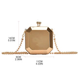 Party Evening Clutch Chain Shoulder Crossbody Bags PVC Box Mini Purses