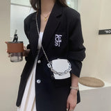 Silver Box Party Evening Clutch Bag Chain Shoulder Crossbody Bag