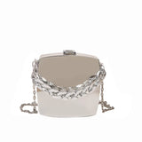 Green Party Evening Clutch Shoulder Crossbody Bag Lipstick Box Mini Purse