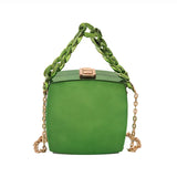Green Party Evening Clutch Shoulder Crossbody Bag Lipstick Box Mini Purse