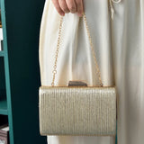 Stripe Bling Purses Handbags Wedding Crossbody Messenger Bag