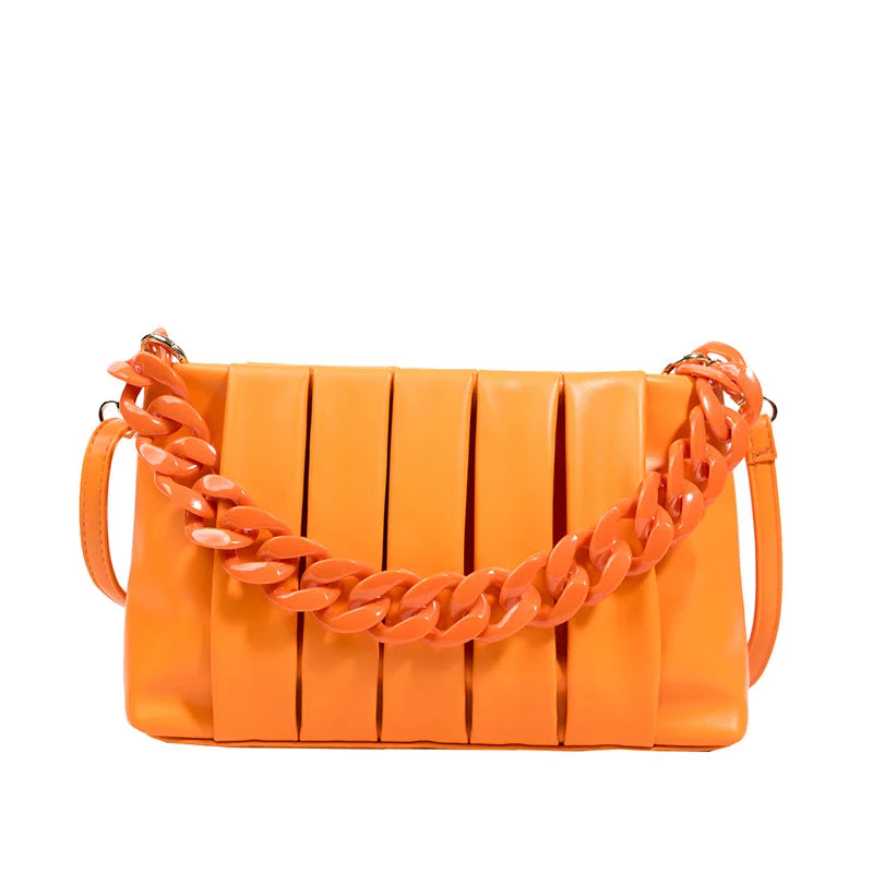 Thick Chain Clutch Bag Woman Shoulder Bag