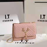 Tassel Chains Shoulder Bag for Women Crossbody Bag