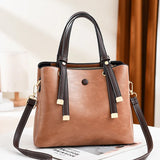 Women's Leather Crossbody Shoulder Bag Large Capacity Tote