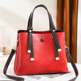 Women's Leather Crossbody Shoulder Bag Large Capacity Tote